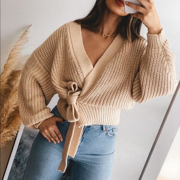 Zara | Sweaters | Zara Wrap Sweater 